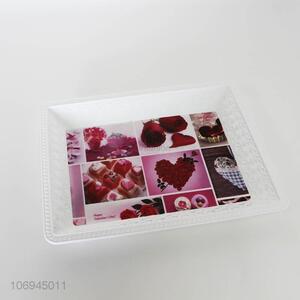 Good Quality Household Square Plastic Plate Fruit Plate