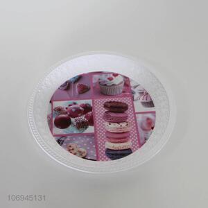 New Design Eco-friendly Disposable Round Plastic Plates