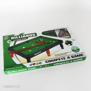 Good Quality Plastic Mini Flocking Billiards Toy Set