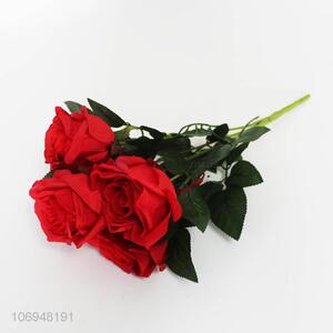 Best Selling Simulation Bouquet Plastic Artificial Rose