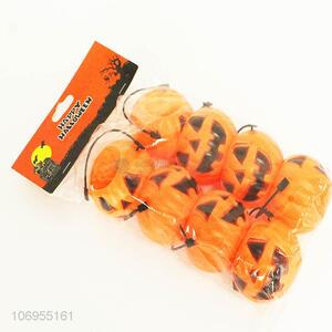 Custom 8 Pieces Plastic Pumpkin Barrels Fashion Halloween Ornament