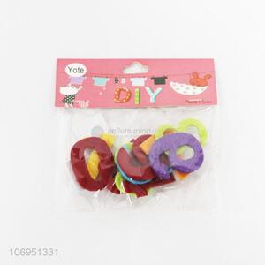 Wholesale 10 Pieces Colorful DIY Letters Felt Sticker