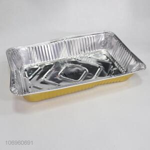 Cheap Price Rectangle Aluminium <em>Foil</em> <em>Food</em> Container for Cake Bakery