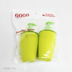 Unique Design 2 Pieces Plastic Lotion Bottle Set