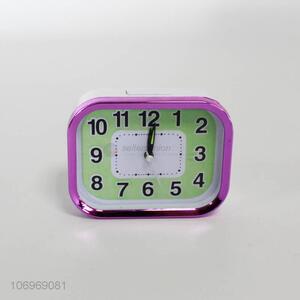 Wholesale rectangular luminous alarm clock desk quartz clock