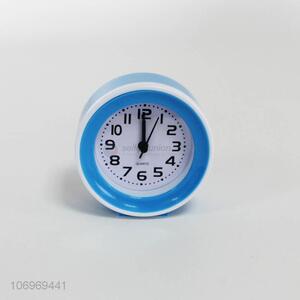 Good quality round table desk quartz alarm clock