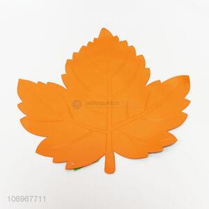 Good Sale Glossy Maple Leaf Shape Placemat