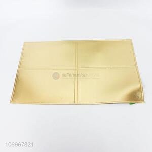 High Quality Metallic Leather Placemat For Household