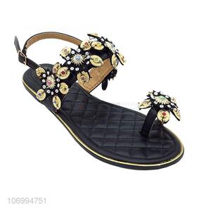 China supplier women fashion exquisit summer thong sandal