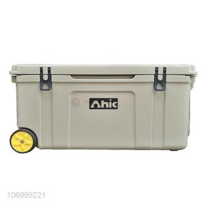 Premium quality 120L food grade enviromental material insulated box cooler box