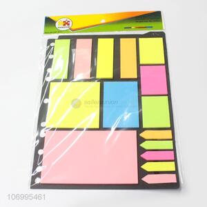 Popular Colorful Fluorescent Paper Sticky Note Pad