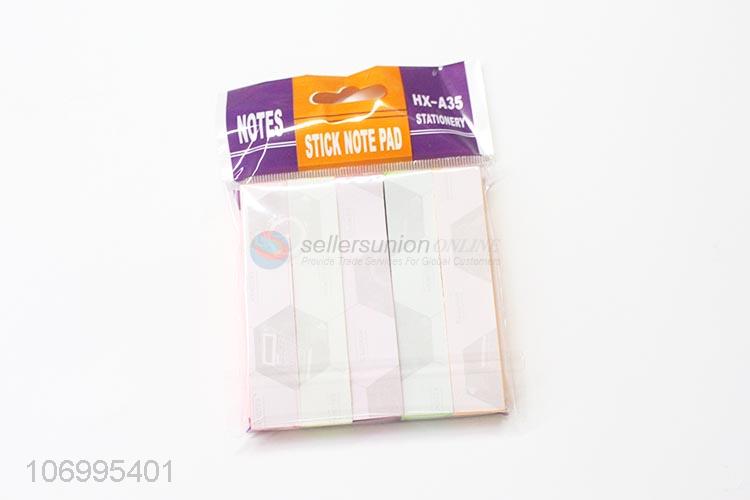 New Style 100 Sheets Colorful Fluorescent Sticky Note Pad