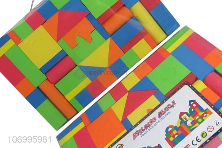 Reasonable price 56pcs colorful wooden building blocks toddler educational toys