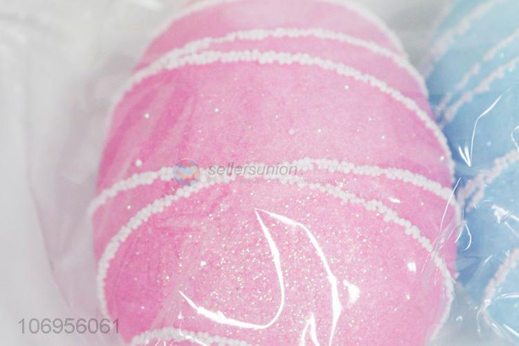 China supplier Easter decoration supplies 2pcs foam eggs