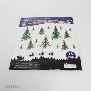 Popular 15 Pieces Christmas Tree Decoration Hanging Ornament