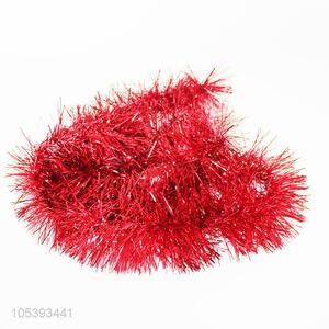 Cheap Xmas Tree Garland Party Decoration Christmas Red Tinsel