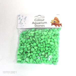 Low price 400g green aquarium stone for decoration