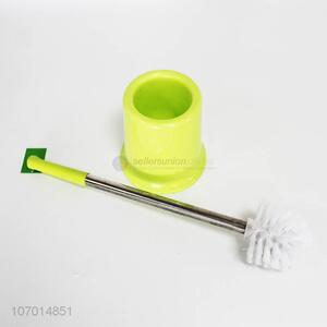 Popular design durable plastic toilet brush set for bathroom cleaning