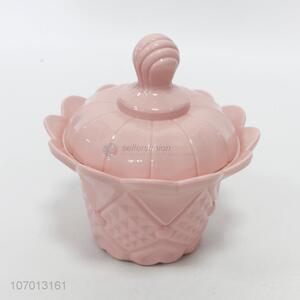 Delicate Design Plastic Storage Jar With Lid