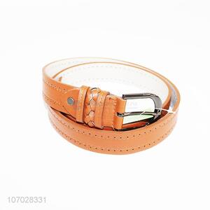 Best quality trendy men women pu leather belt