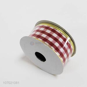 Fashion Decorative Grid Ribbon Colorful Gift Ribbon