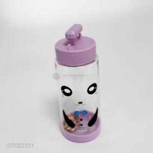 Cartoon Design Plastic Water Bottle Portable Sport Bottle