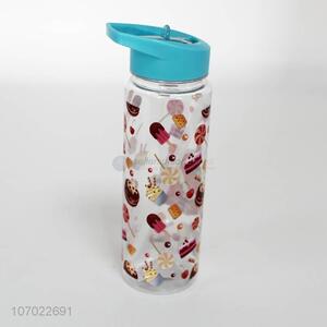 Cartoon Printing Plastic Water Bottle Sports Bottle