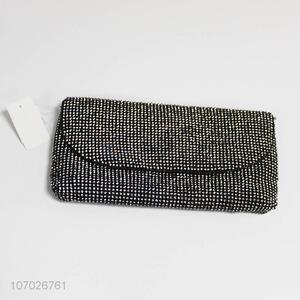 Hot sale deluxe luxury clear rhinestones evening bag