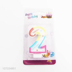 High Quality Colorful Number Candle Best Birthday Candle