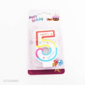 New Design Fashion Craft Candle Cake Decorative Number Candle