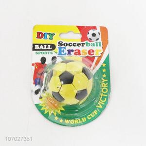 Unique Design Soccer Ball Shape  Eraser