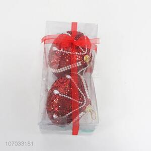 High Quality 2 Pieces Colorful Christmas Ball Decorative Crafts