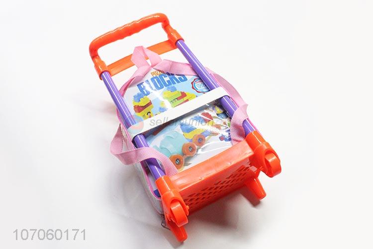 Fashion Trolley Backpack DIY Building Blocks Set