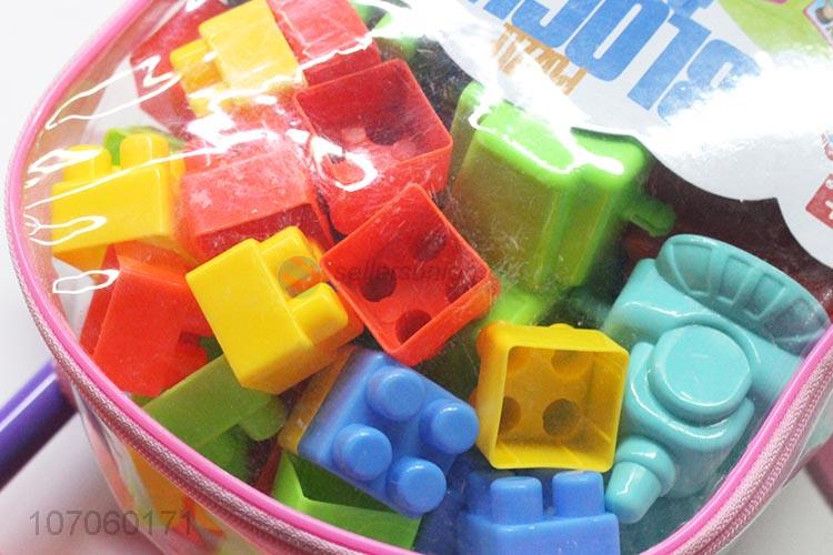 Fashion Trolley Backpack DIY Building Blocks Set