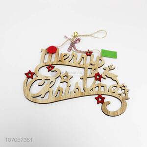 Attractive design laser cut wooden letters hanging Christmas ornaments