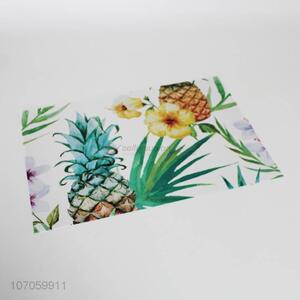 Wholesale rectangular fruit pattern design table pvc placemat