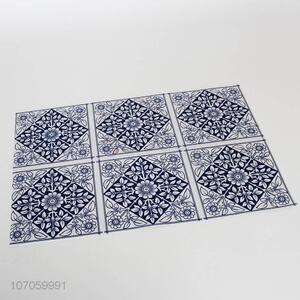 Wholesale Unique Design Table Decoration Rectangle PVC Placemats