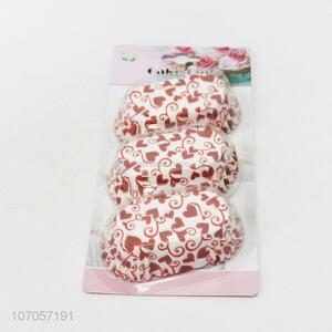 Hot Sale 75PCS Heart Pattern Food Grade Paper Cup Cake