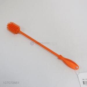 Customized new design silicone cleaning baby bottle brush