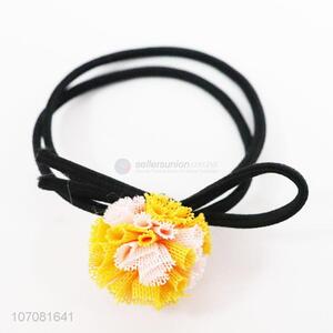 Custom Handmade Flower Hair Ring Fashion Hair Rope