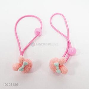 Cute design high stretch polyester hair ring hair ties for kids