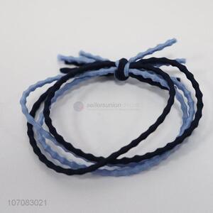 Wholesale fashionable high stretch polyester hair tie hair rope