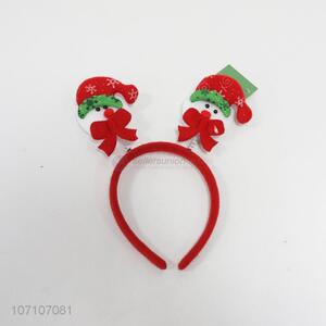 Wholesale Christmas Snowman Hair Hoop With Light