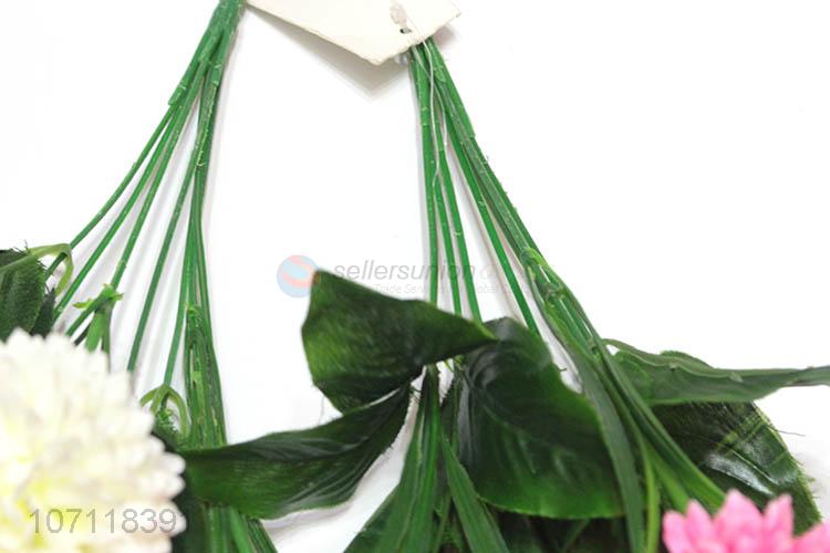 New Selling Promotion Home Decor Artificial Flower Plastic Simulation Bouquet