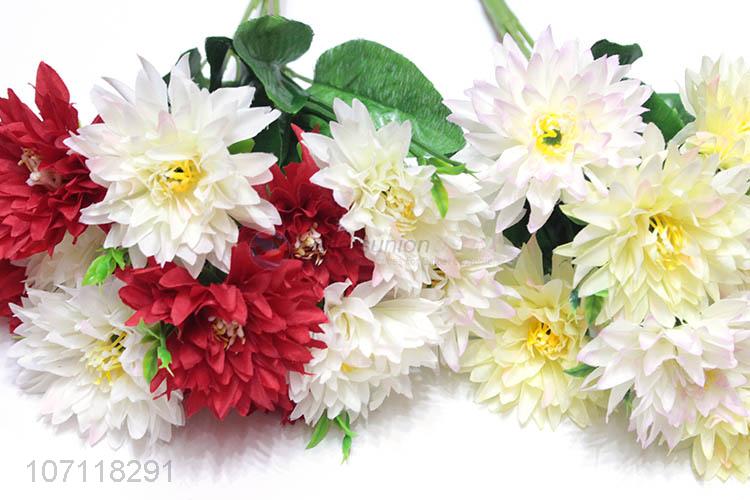 Cheap Home Decoration Simulation Flower Bouquet Rose Artificial Flowers