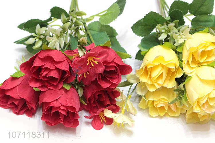 Competitive Price Simulated Flower Bouquet Artificial Flower Home Decoration