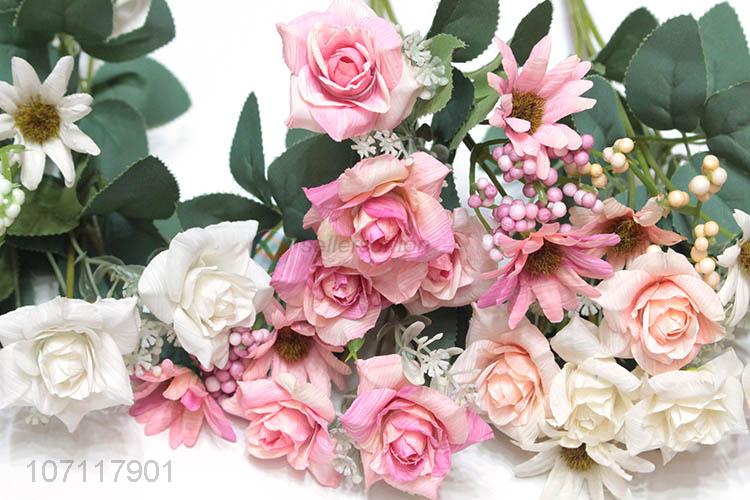 Good Sale Artificial Flowers Fake Flower Plastic Simulation Bouquet