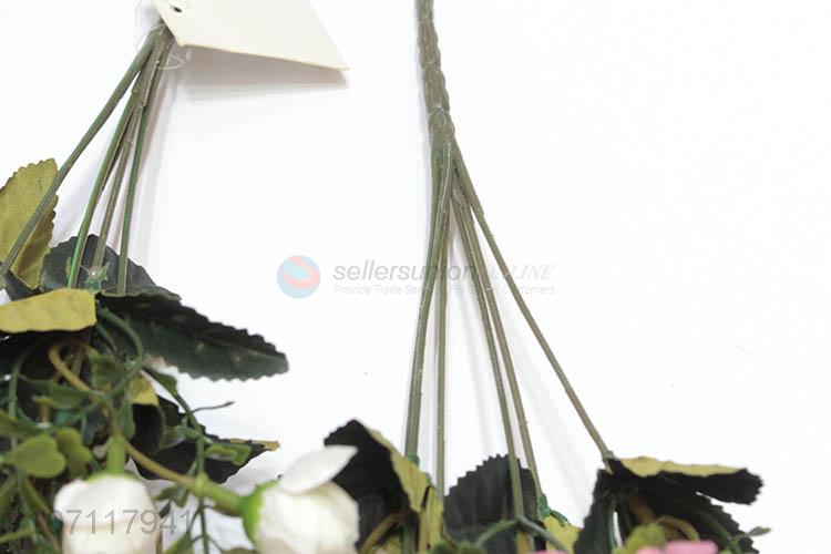 Factory Price Home Decor Artificial Flower Plastic Simulation Bouquet