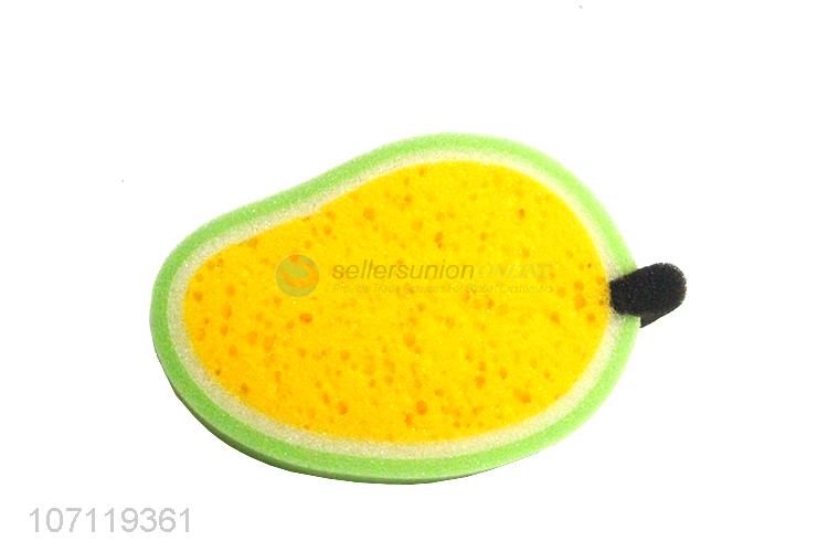 Latest style lovely mongo shape children bath sponge exfoliating sponge