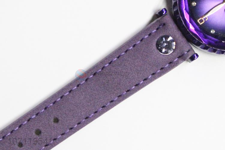 Popular Dreamy Purple Wrist Watch Fashion Ladies Watch